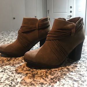 Brown BAMBOO Booties